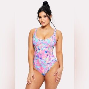 Fabletics Yitty Shaping Swim Demi One Piece Sz XS